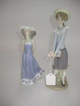 Two Lladro Figures of Girls, 5709, 5644