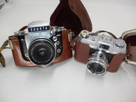 Halina Super and Exakta Cameras