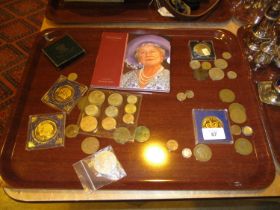 Queen Mother Centenary Crown and Various Other Coins