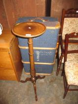 Vintage Trunk and a Torchere