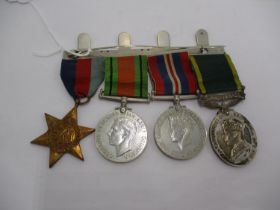 Three WWII Medals and Efficient Service Medal to 2755887 DUR. D. Downie RASC