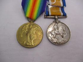 Two WWI Medals to 177014 GNR. J.B. Howie R.A.