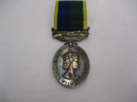 Efficiency Medal T&AVR to W/406483 Cpl. E. Clark WRAC