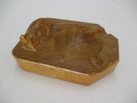 Mouseman Oak Ash Dish