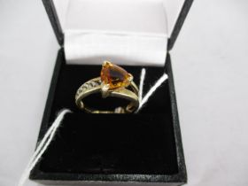 9ct Gold Citrine Ring