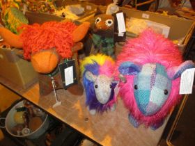 Four Harris Tweed Tweedie Beasties