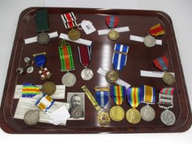 Collection of WWI Medals, Nato Service Medal and Various Other Medals etc