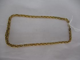 9ct Gold Fancy Link Necklace, 25.3g