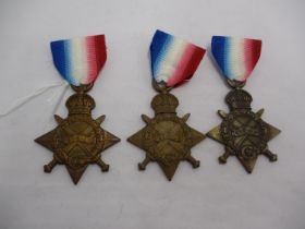 Three WWI Medals to James Beckett, David McArthur and William Firn