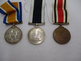 Two WWI Medals and Special Constabulary Medal to CH 1 3469 Cpl. E. Compton RMLI