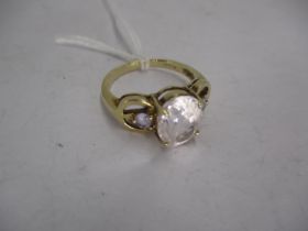 9ct Gold 3 Stone Ring, 3.4g, Size N