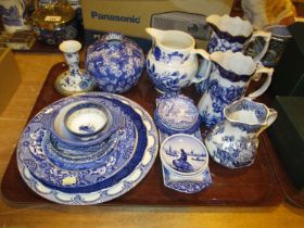Spode and Other Blue and White Pottery
