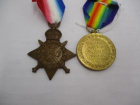 Two WWI Medals to 22566 SPR. G. Ririe R.E.