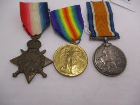 Three WWI Medals to 219108 F. Sparkes A.B.R.N.