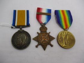 Three WWI Medals to 5965 Pte. P. Whiddett R.A.M.C