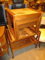 Tile Top Nest of Tables and Trolley