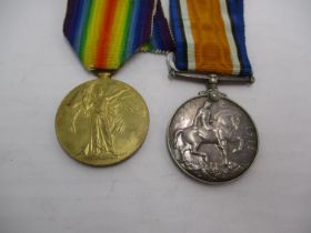 Two WWI Medals to G-23730 Pte. W. Bowles R.W. Kent R.