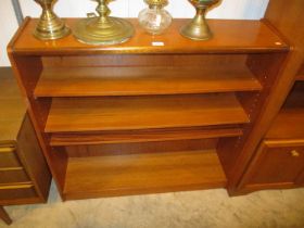 Teak Bookshelves, 100cm