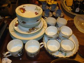 Royal Worcester Evesham Vale 20 Piece Breakfast Set and Other Pieces