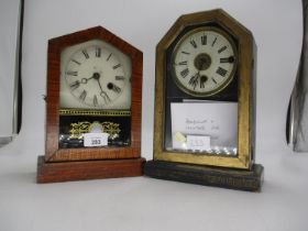 Two Victorian Mantel Clocks
