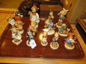 Thirteen Hummel Figures