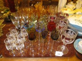 Set of 6 Roemer Glasses, Other Glasses and Vases