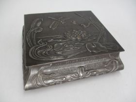 Art Nouveau Embossed Tin for The Kirriemuir Equitable Co-Operative Society Ltd Jubilee 1861-1911