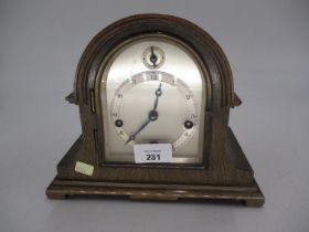 1920's Oak Case Mantel Clock