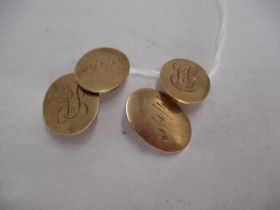 Pair of 9ct Gold Cufflinks, 6.6g