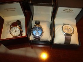 Citizen Quartz WR100, Rotary and Sekonda Classique Watches