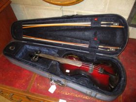 Skyinbow Electric Violin with 2 Bows and Case