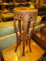 Ornately Carved Plant Table