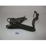 Jose Maria Moreno Bronze Figure of a Bullfighter No. 37 of 100 with Certificate, 14cm long