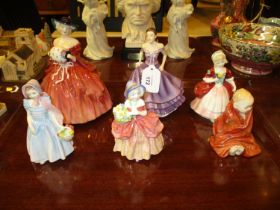 Six Royal Doulton Figures