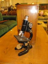 Bausch & Lomb Microscope with Case