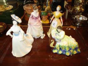 Four Royal Doulton Figures