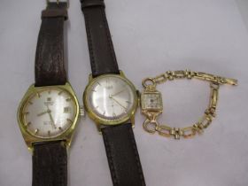 Gents Tissot Automatic PR516 Watch and Limit Watch, along with a Ladies 14K Gold Tower Watch