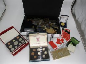Collectors Case and Assorted Coins