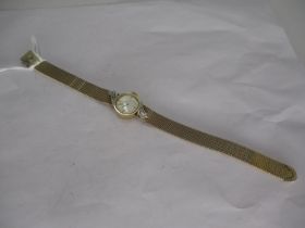 Ladies Gold Plated Omega Watch