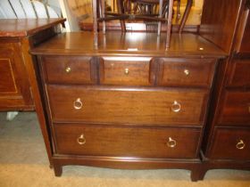 Stag Minstrel Chest of 5 Drawers, 82cm