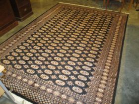 Traditional Border Pattern Rug, 305x218cm