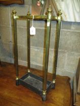 Brass and Cast Metal Stick Stand