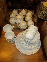 Silver Plated Tray, Bavarian Tea Set and 8 Covered Dishes