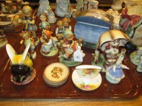 Goebel Artis Orbis Box, Goebel Bee, Royal Worcester Spill Vase etc