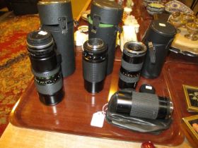 Vivitar, Minolta, Tamron and Tokina Camera Lenses