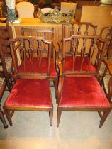 Three 19th Century Mahogany Elbow Chairs and a Side Chair