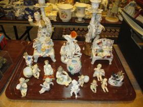 Collection of Victorian Figure Ornaments
