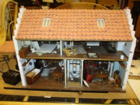 Dolls House with Furnishings and Accessories