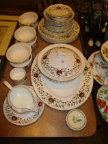 Susie Cooper Wedgwood Miraposa 38 Piece Dinner Service and 4 Small Dishes