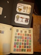 The Queens Dolls House Postcards and a Stamp Album